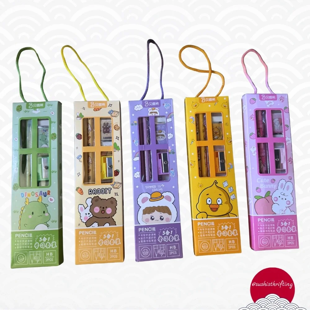 (5) 5 pc Kids Pencil Set